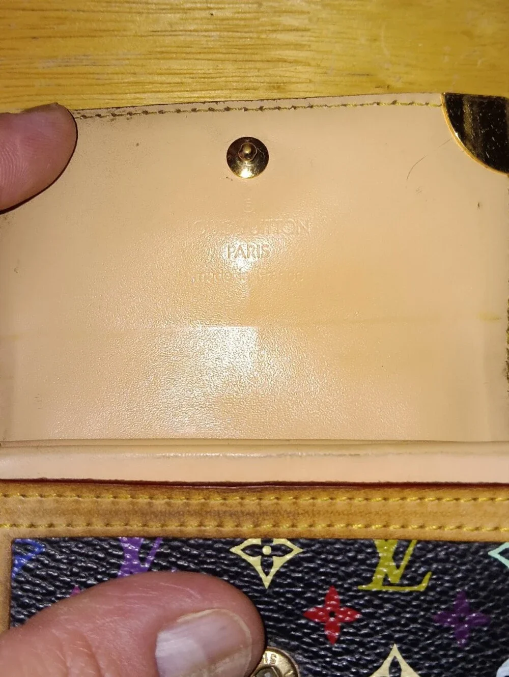 Louis Vuitton Murakami Multi Color Monogram Coin Holder